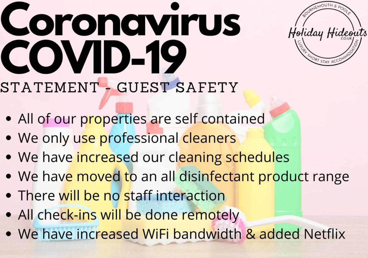Trendy Urban Industrial Apartment - Great Location - Parking - Fast Wifi - Smart Tv - Beautiful 2 Double Bedroom Apartment Sleeps Up To 4! Bournemouth Eksteriør bilde
